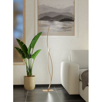 Eglo - LED Podna lampa LED/20W/230V 4000K bež
