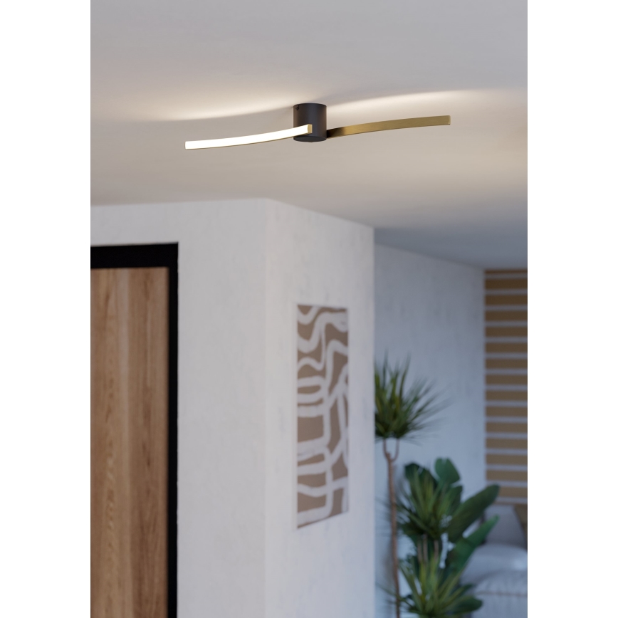 Eglo - LED Stropna svjetiljka LED/12W/230V 4000K zlatna