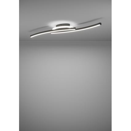 Eglo - LED Stropna svjetiljka LED/12W/230V 4000K crna