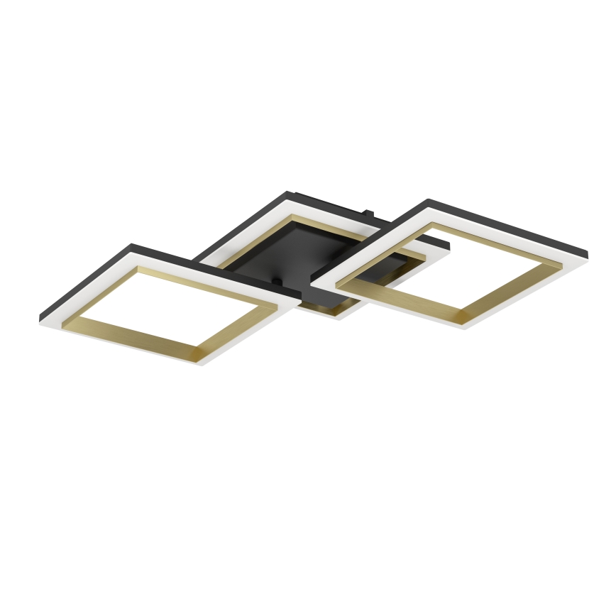 Eglo - LED Prigušiva stropna svjetiljka LED/20W/230V 4000K crna/zlatna