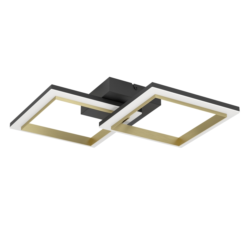 Eglo - LED Prigušiva stropna svjetiljka LED/18,4W/230V 4000K crna/zlatna