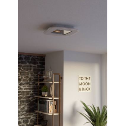 Eglo - LED Prigušiva stropna svjetiljka LED/20W/230V 2700-6500K bijela + daljinski upravljač
