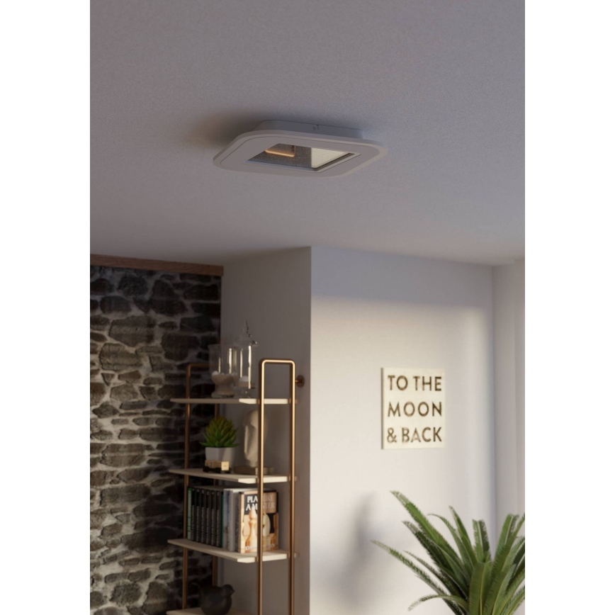 Eglo - LED Prigušiva stropna svjetiljka LED/20W/230V 2700-6500K bijela + daljinski upravljač
