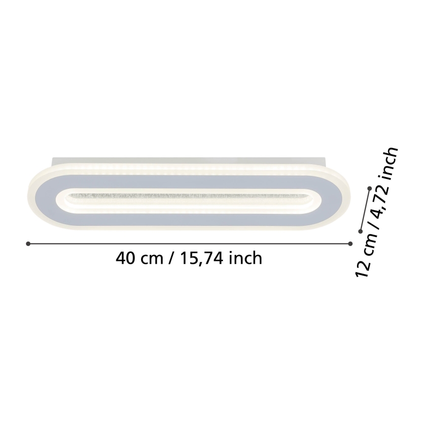 Eglo - LED Zidna svjetiljka LED/12W/230V 4000K bijela
