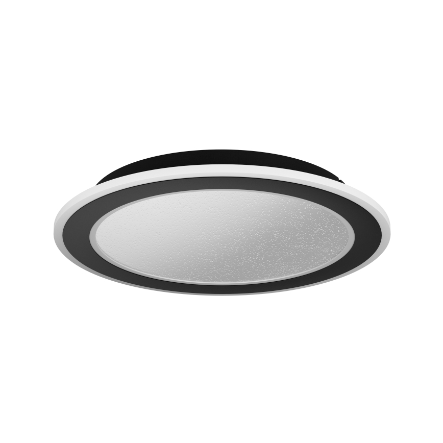 Eglo - LED Prigušiva stropna svjetiljka LED/20W/230V 2700-6500K crna + daljinski upravljač