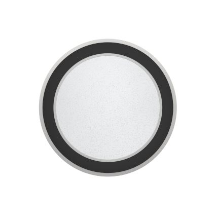 Eglo - LED Prigušiva stropna svjetiljka LED/20W/230V 2700-6500K crna + daljinski upravljač