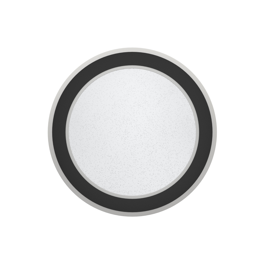 Eglo - LED stropna svjetiljka s prigušivanjem LED/20W/230V 2700-6500K crna + daljinski upravljač