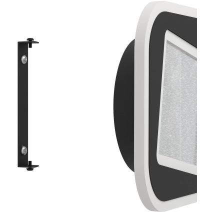 Eglo - LED Zidna svjetiljka LED/12W/230V 4000K crna