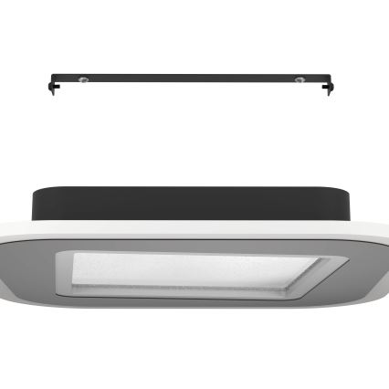 Eglo - LED Prigušiva stropna svjetiljka LED/20W/230V 2700-6500K crna + daljinski upravljač