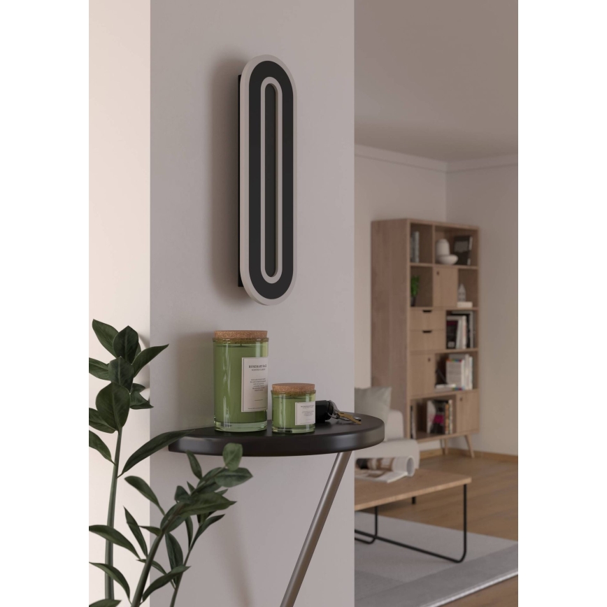 Eglo - LED Zidna svjetiljka LED/12W/230V 4000K crna