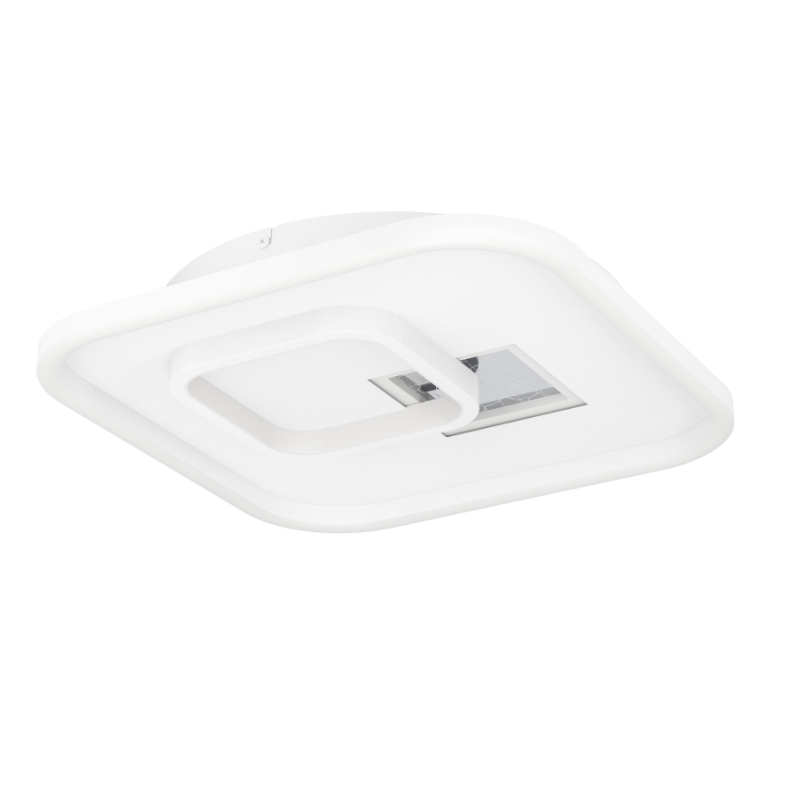 Eglo - LED Stropna svjetiljka 1xLED/16,2W/230V + 1xLED/9,2W 38x38 cm bijela