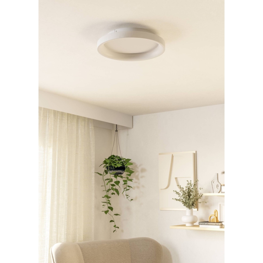 Eglo - LED stropna svjetiljka s prigušivanjem LED/12W/230V 2700-6500K bijela + daljinski upravljač