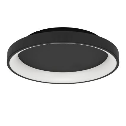 Eglo - LED Prigušiva stropna svjetiljka LED/12W/230V 2700-6500K crna + daljinski upravljač