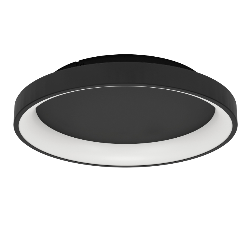Eglo - LED Prigušiva stropna svjetiljka LED/12W/230V 2700-6500K crna + daljinski upravljač