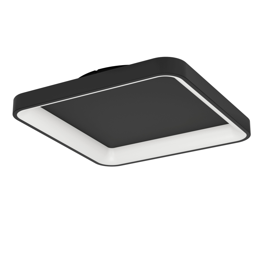 Eglo - LED Prigušiva stropna svjetiljka LED/12W/230V 2700-6500K crna + daljinski upravljač