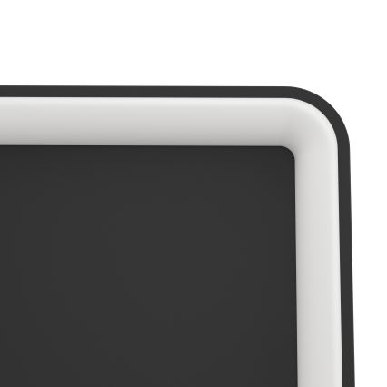 Eglo - LED stropna svjetiljka s prigušivanjem LED/12W/230V 2700-6500K crna + daljinski upravljač