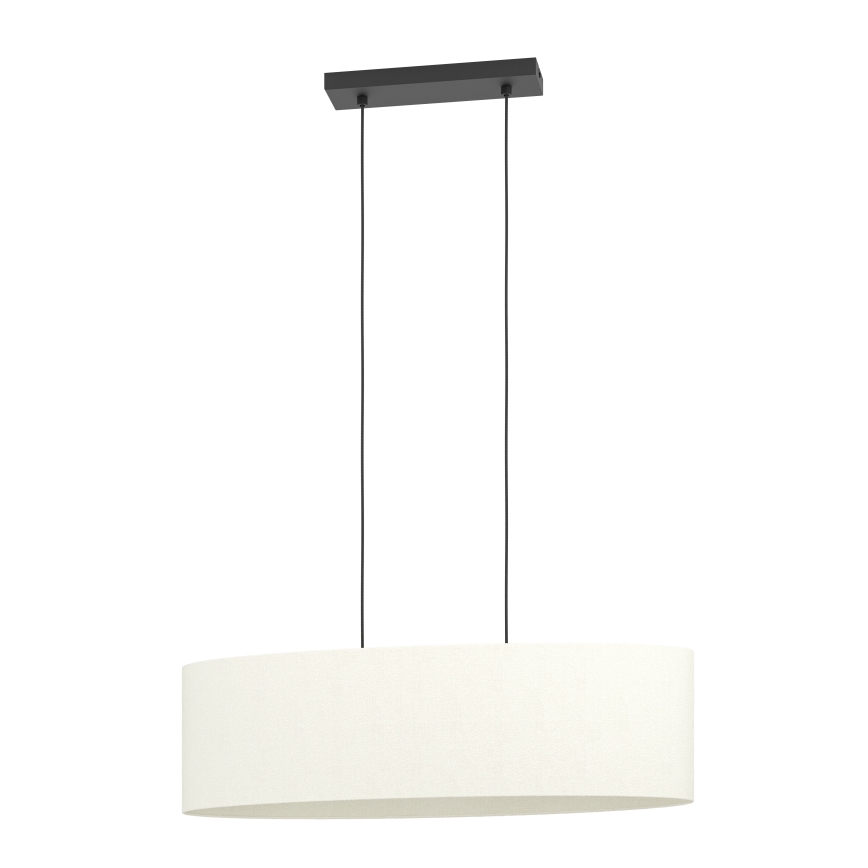 Eglo - Luster na sajli 2xE27/60W/230V bijela