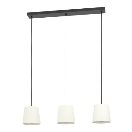 Eglo - Luster na sajli 3xE27/60W/230V bijela