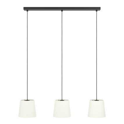 Eglo - Luster na sajli 3xE27/60W/230V bijela