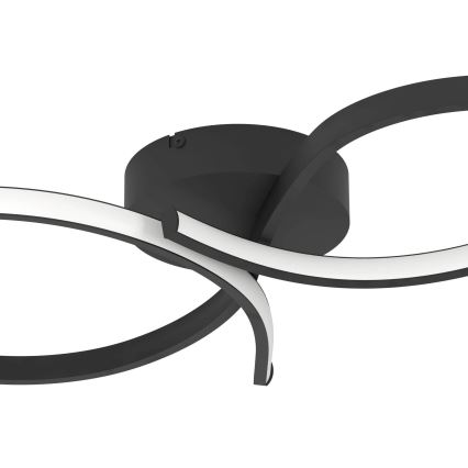 Eglo - LED Stropna svjetiljka LED/21W/230V 3000K crna