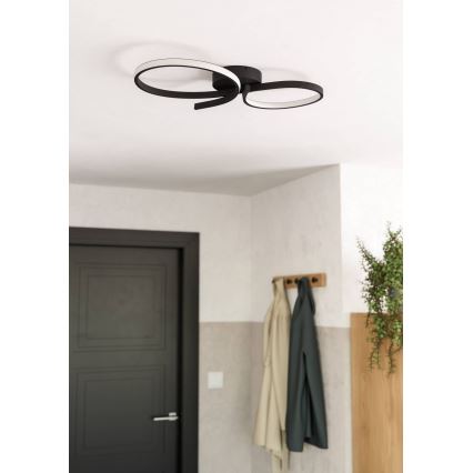 Eglo - LED Stropna svjetiljka LED/21W/230V 3000K crna