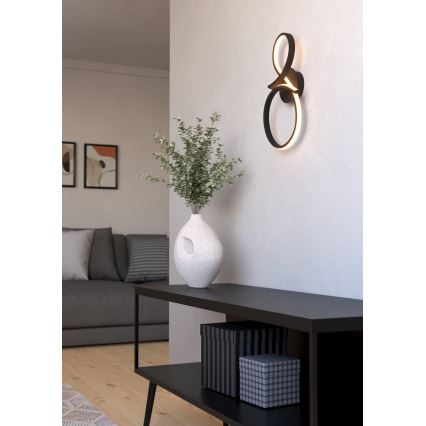 Eglo - LED Zidna svjetiljka LED/11,4W/230V 3000K crna