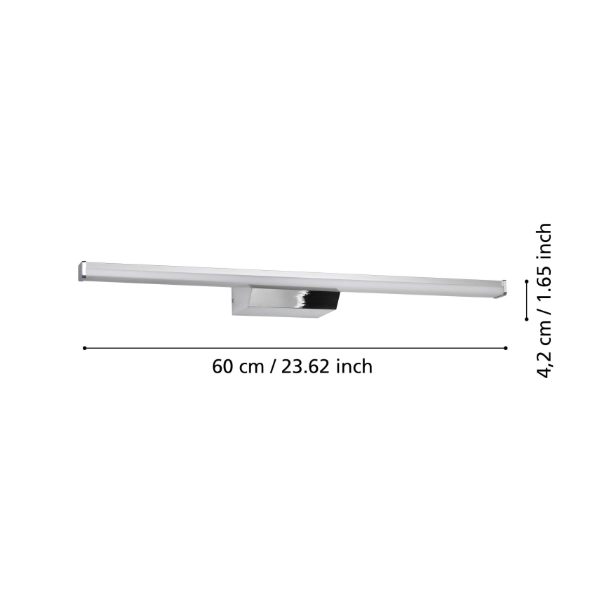 Eglo - LED RGBW Prigušiva kupaonska rasvjeta za ogledalo LED/12W/230V 2700-6500K IP44 mat krom