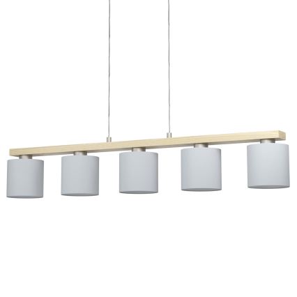 Eglo - Luster na sajli 5xE27/28W/230V