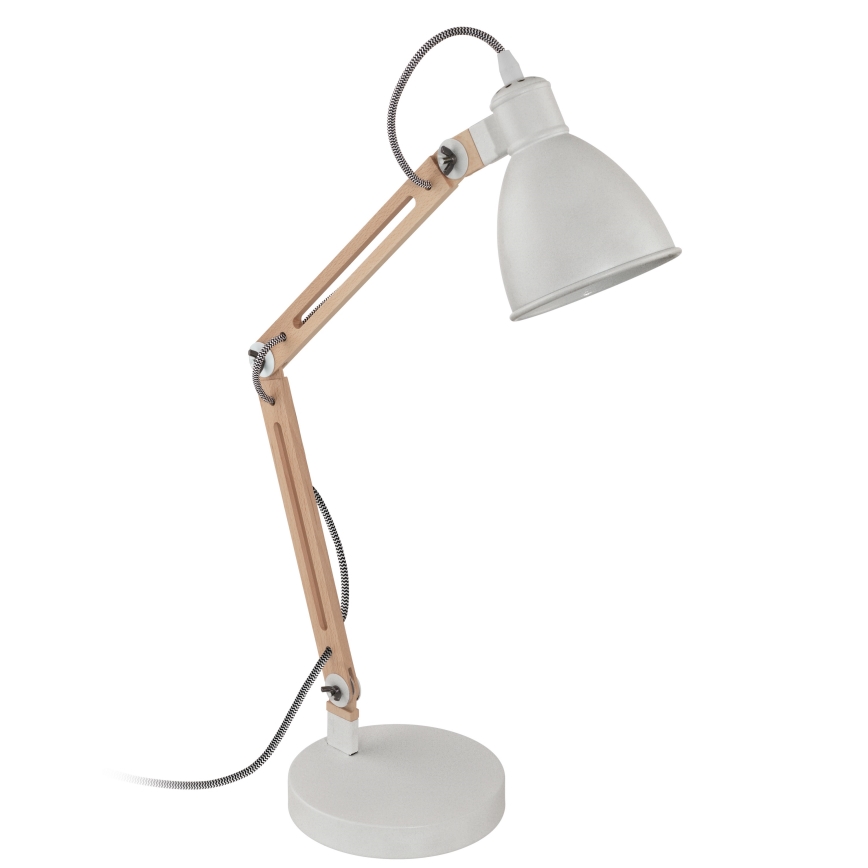 Eglo - Stolna lampa 1xE14/28W/230V bijela - FSC certificirano