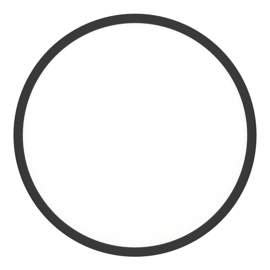 Eglo - LED stropna svjetiljka LED/17W/230V 2700/4000/6500K Ø 38,9 cm crna