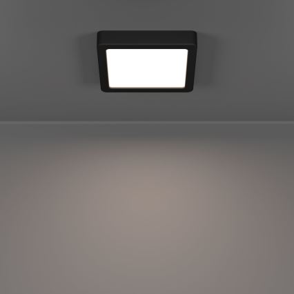 Eglo - Stropna LED svjetiljka LED/7W/230V 2700/4000/6500K 15x15cm crna