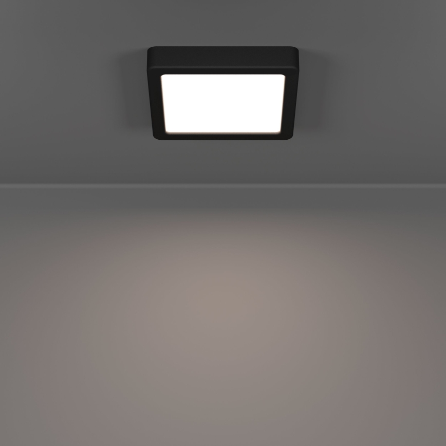 Eglo - Stropna LED svjetiljka LED/7W/230V 2700/4000/6500K 15x15cm crna