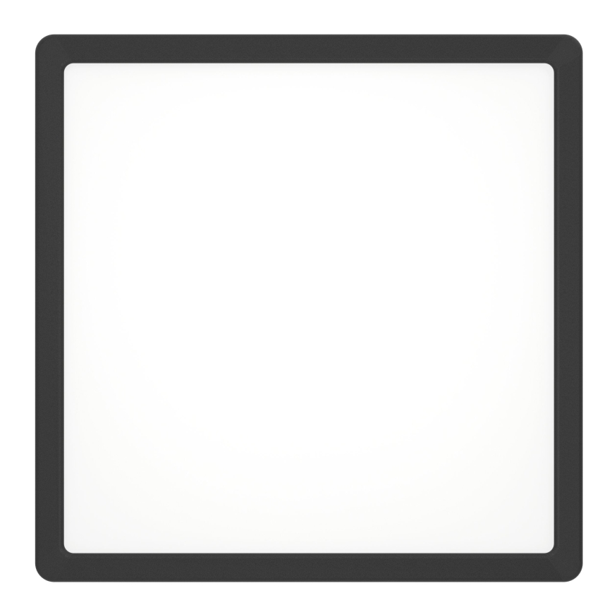 Eglo - LED stropna svjetiljka LED/13W/230V 2700/4000/6500K 29x29cm crna