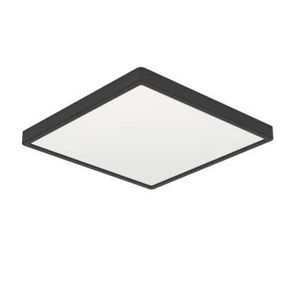 Eglo - LED Stropna svjetiljka LED/17,5W/230V 2700/4000/6500K 39x39 cm crna