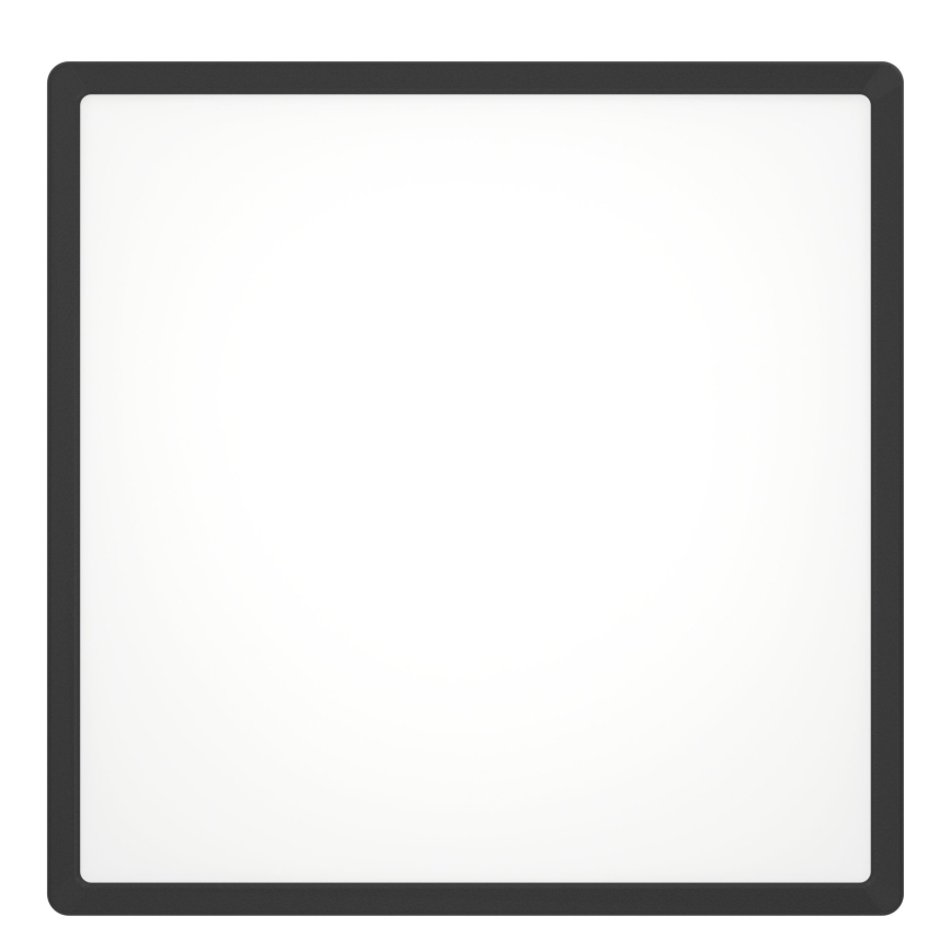 Eglo - LED Stropna svjetiljka LED/17,5W/230V 2700/4000/6500K 39x39 cm crna