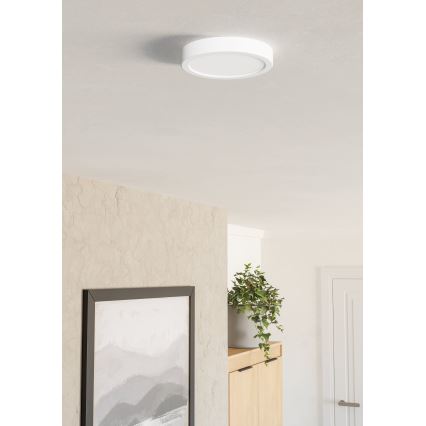 Eglo - LED stropna svjetiljka LED/7,5W/230V 2700/4000/6500K Ø 16,6 cm bijela