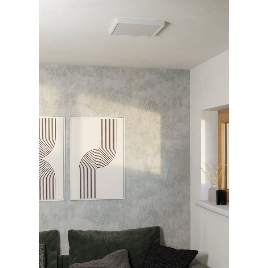Eglo - LED stropno svjetlo LED/13W/230V 2700/4000/6500K 29x29 cm bijela