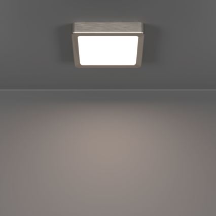 Eglo - LED stropna svjetiljka LED/7W/230V 2700/4000/6500K 15x15 cm matni krom