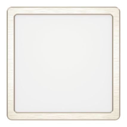 Eglo - LED stropna svjetiljka LED/10,5W/230V 2700/4000/6500K 22x22 cm matni krom