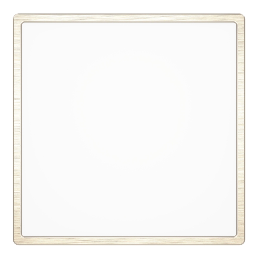 Eglo - LED stropna svjetiljka LED/17,5W/230V 2700/4000/6500K 39x39 cm matni krom