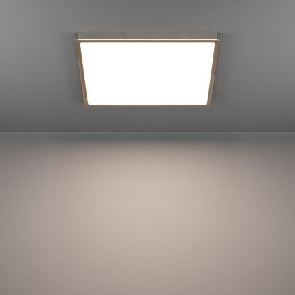 Eglo - LED stropna svjetiljka LED/17,5W/230V 2700/4000/6500K 39x39 cm matni krom