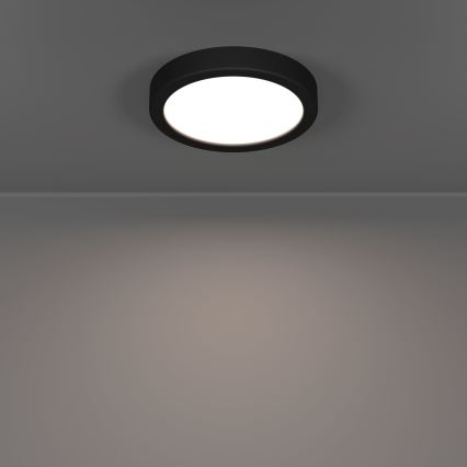 Eglo - LED kupaonsko stropno svjetlo LED/7,5W/230V 2700/4000/6500K Ø 16,6 cm IP44 crna