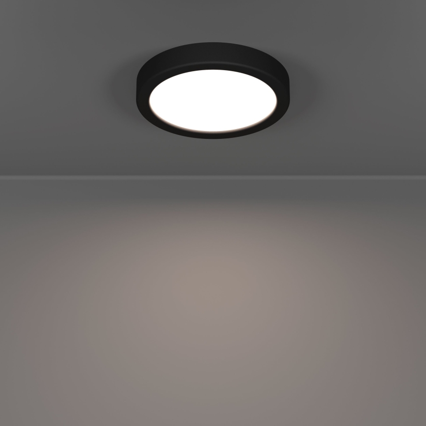 Eglo - LED kupaonsko stropno svjetlo LED/7,5W/230V 2700/4000/6500K Ø 16,6 cm IP44 crna