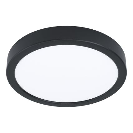 Eglo - LED stropno svjetlo za kupaonicu, LED 11,5 W, 230 V, 2700/4000/6500 K, Ø 21,1 cm, IP44, crno