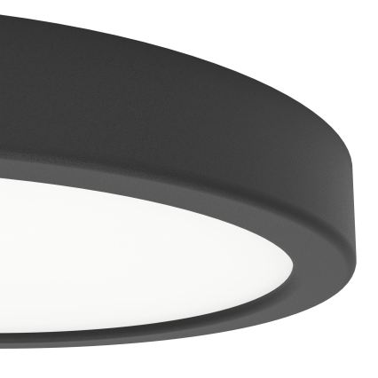 Eglo - LED stropno svjetlo za kupaonicu, LED 11,5 W, 230 V, 2700/4000/6500 K, Ø 21,1 cm, IP44, crno