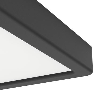 Eglo - LED stropna svjetiljka za kupaonicu LED/7W/230V 2700/4000/6500K 15x15 cm IP44 crna