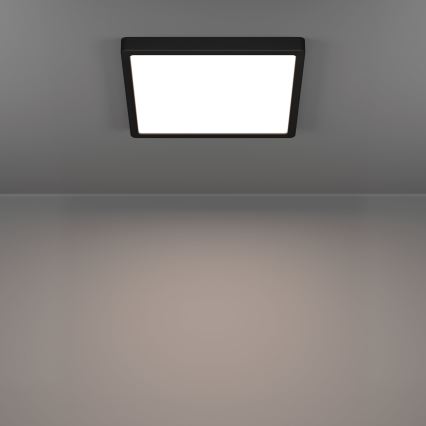 Eglo - LED stropno svjetlo za kupaonicu LED/13W/230V 2700/4000/6500K 29x29 cm IP44 crno
