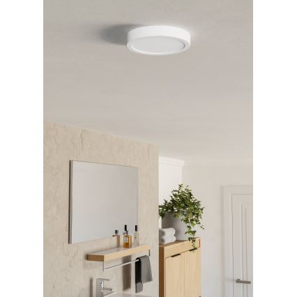 Eglo - LED kupaonsko stropno svjetlo LED/7,5W/230V Ø 16,6 cm IP44 bijela
