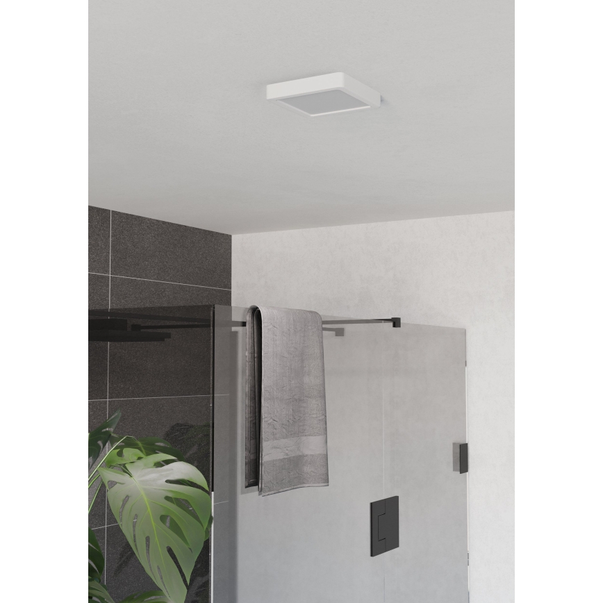 Eglo - LED stropno svjetlo za kupaonicu LED/7W/230V 2700/4000/6500K 15x15 cm IP44 bijela