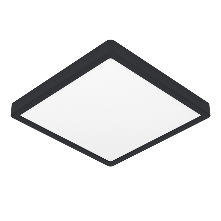 Eglo - LED RGBW prigušivo kupaonsko stropno svjetlo LED/13,5W/230V 2700-6500K 29,5x29,5 cm IP44 crna